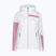 Γυναικείο φούτερ trekking CMP λευκό και ροζ 33G6126/A001