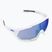 Γυαλιά ποδηλασίας 100% Speedtrap Πολυστρωματικός φακός καθρέφτη ματ λευκό/μπλε STO-61023-407-01