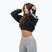 Γυναικείο φούτερ NEBBIA Crop Hoodie Iconic black