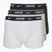 Ανδρικά σορτς μποξεράκια Nike Everyday Cotton Stretch Trunk 3 ζευγάρια λευκό/γκρι ερείκη/μαύρο