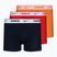 Ανδρικό μποξεράκι Nike Everyday Cotton Stretch Trunk 3 ζεύγη blue/orange/red