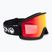 DRAGON DX3 L OTG μαύρα / κόκκινα γυαλιά σκι με κόκκινο φωτισμό