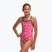 Funkita Single Strap One Piece παιδικό μαγιό χαρτί ροζ