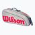 Wilson Junior 3 Pack παιδική τσάντα τένις γκρι WR8023901001