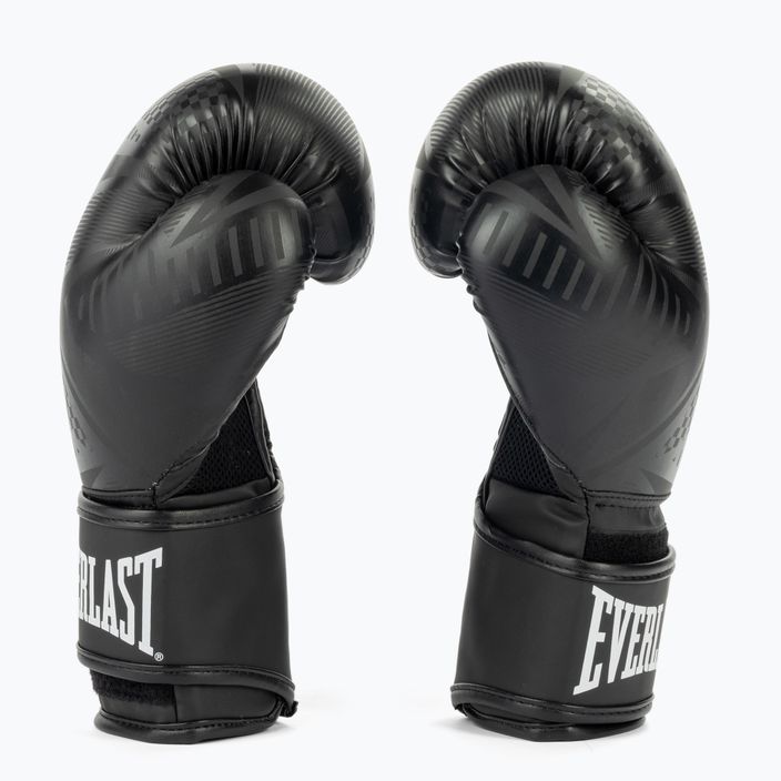 Everlast Spark ανδρικά γάντια πυγμαχίας μαύρα EV2150 4