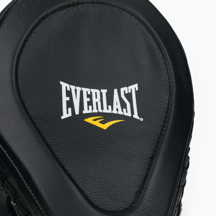 Everlast Elite Leamantis MIT δερμάτινες ασπίδες προπονητή μαύρο EV4731 4