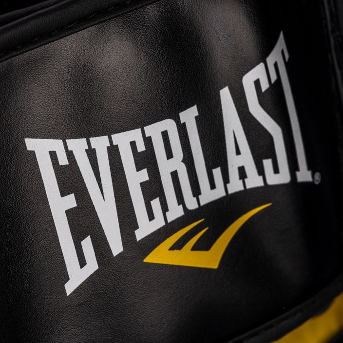 Everlast Elite Lea Headgear ανδρικό κράνος πυγμαχίας μαύρο EV 720 4