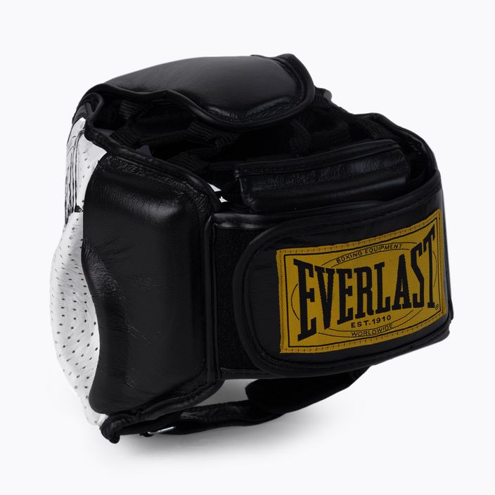 Ανδρικό κράνος πυγμαχίας Everlast Leather 1910 μαύρο EV4820 3