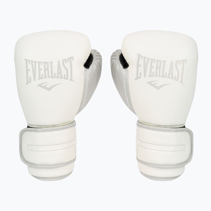 Everlast Powerlock Pu ανδρικά γάντια πυγμαχίας λευκά EV2200