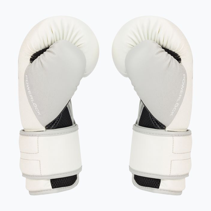 Everlast Powerlock Pu ανδρικά γάντια πυγμαχίας λευκά EV2200 4