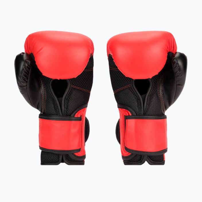 Everlast Powerlock Pu ανδρικά γάντια πυγμαχίας κόκκινα EV2200 2