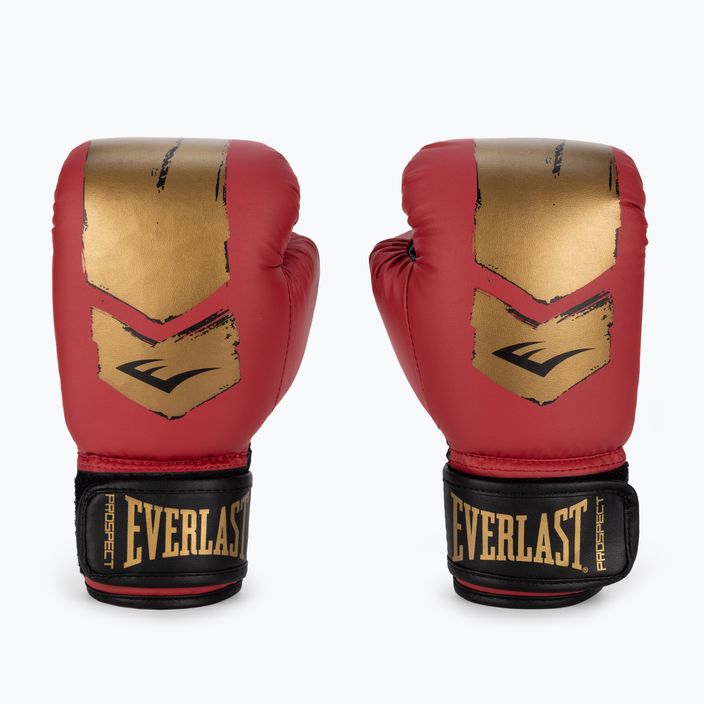 Everlast Prospect 2 κόκκινα/χρυσά παιδικά γάντια πυγμαχίας EV4602 RED/GLD