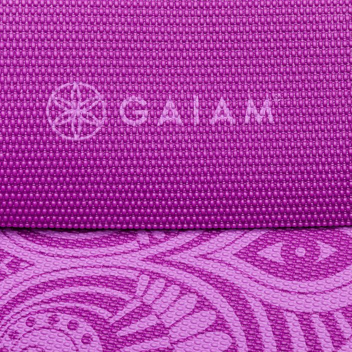 Στρώμα γιόγκα Gaiam Purple Mandala 6 mm μοβ 62202 4