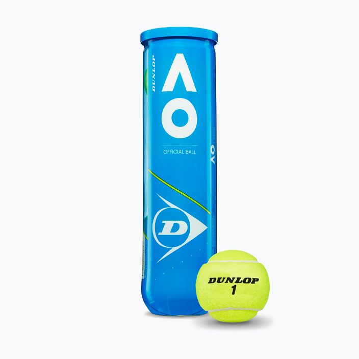 Dunlop Australian Open μπάλες τένις 4 τεμάχια κίτρινο 601355