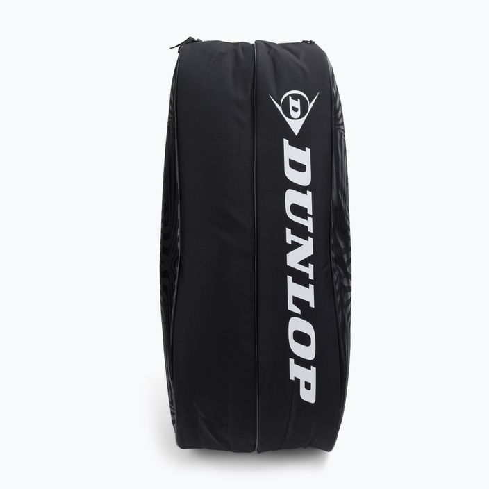 Τσάντα τένις Dunlop D Tac Sx-Club 6Rkt μαύρη και κίτρινη 10325362 3