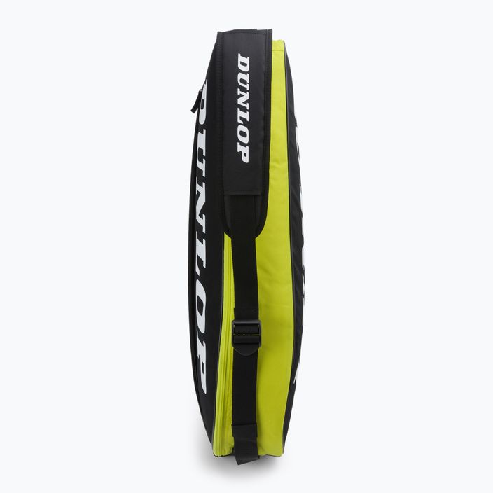 Τσάντα τένις Dunlop D Tac Sx-Club 3Rkt μαύρη και κίτρινη 10325363 5