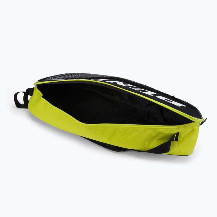Τσάντα τένις Dunlop D Tac Sx-Club 3Rkt μαύρη και κίτρινη 10325363 6