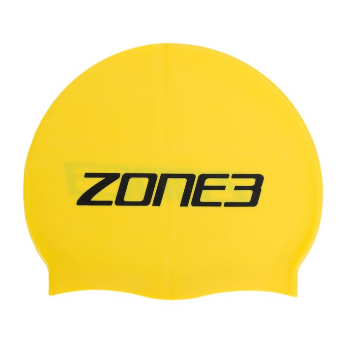 ZONE3 High Vis καπέλο κολύμβησης κίτρινο SA18SCAP115 2