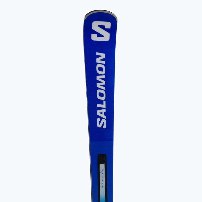 Salomon S Race GS 10 + M12 GW μπλε και λευκό σκι για κατάβαση L47038300 8