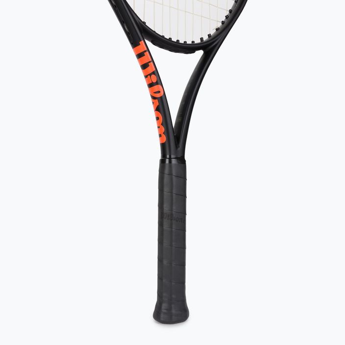 Wilson Burn 100 V4.0 ρακέτα τένις μαύρο και πορτοκαλί WR044710U 4