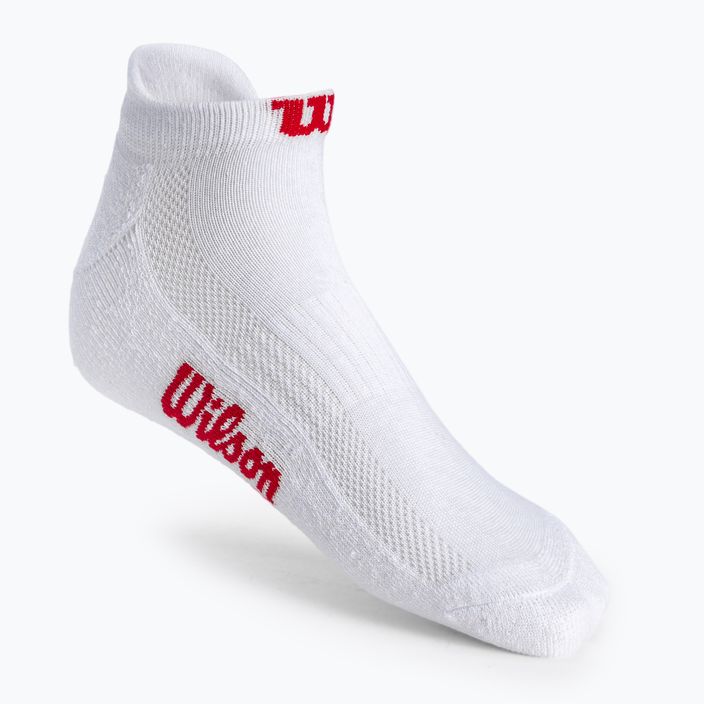 Γυναικείες κάλτσες τένις Wilson No Show 3 ζευγάρια λευκές WRA803301 2