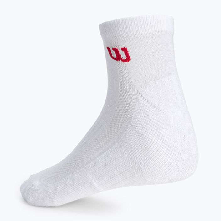 Wilson Quarter ανδρικές κάλτσες τένις 3 ζευγάρια λευκές WRA803101 3