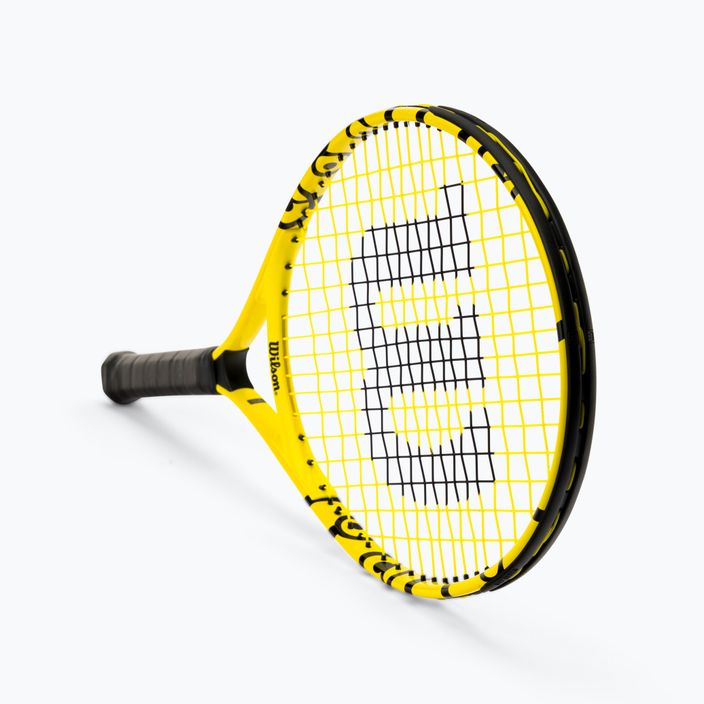 Παιδική ρακέτα τένις Wilson Minions Jr 23 κίτρινο/μαύρο WR069110H+ 2