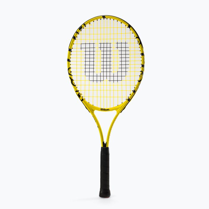 Παιδική ρακέτα τένις Wilson Minions Jr 25 κίτρινη WR069210H+