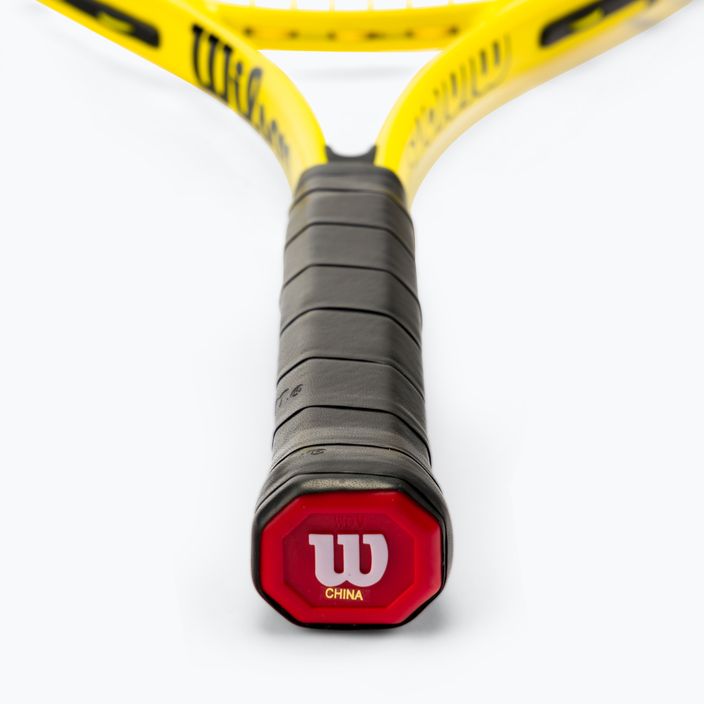 Παιδική ρακέτα τένις Wilson Minions Jr 25 κίτρινη WR069210H+ 3