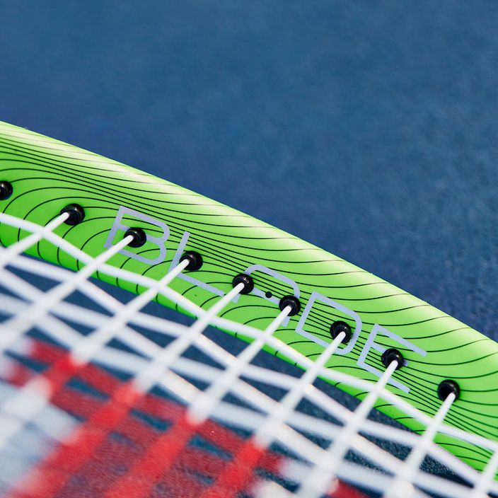 Wilson Blade Feel 103 ρακέτα τένις μαύρη-πράσινη WR083310U 12