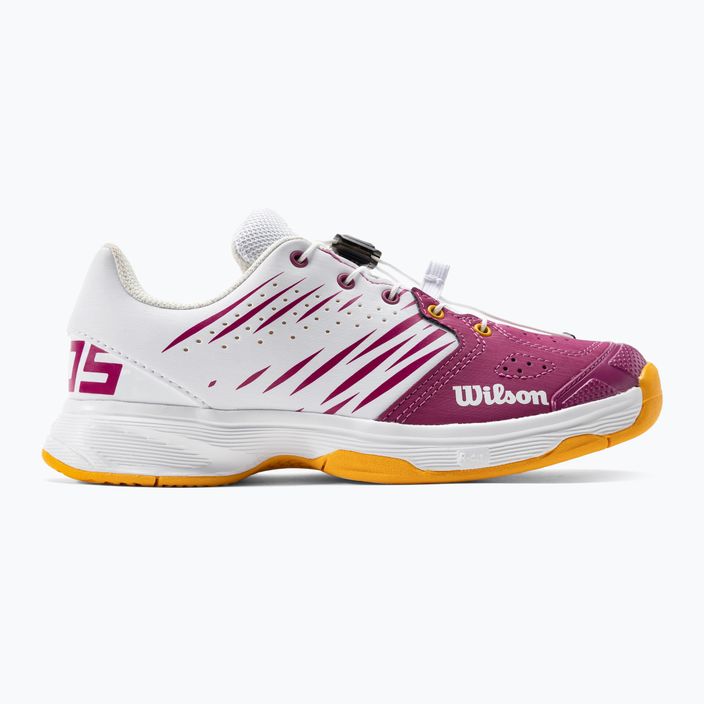 Wilson Kaos 2.0 παιδικά παπούτσια τένις λευκό και ροζ WRS329090 2