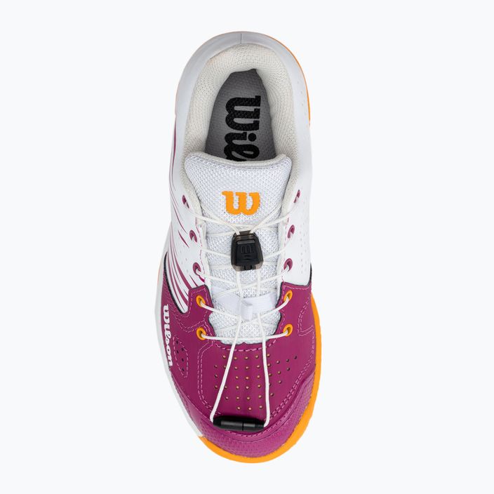 Wilson Kaos 2.0 παιδικά παπούτσια τένις λευκό και ροζ WRS329090 6
