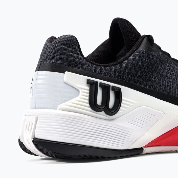 Wilson Rush Pro 4.0 Clay ανδρικά παπούτσια τένις μαύρο WRS329440 7