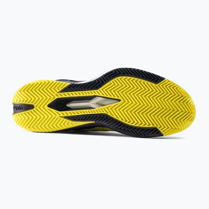 Wilson Rush Pro 4.0 Clay ανδρικά παπούτσια τένις μαύρο και κίτρινο WRS329450 4