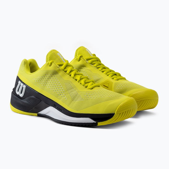 Ανδρικά παπούτσια τένις Wilson Rush Pro 4.0 κίτρινο WRS328610 5
