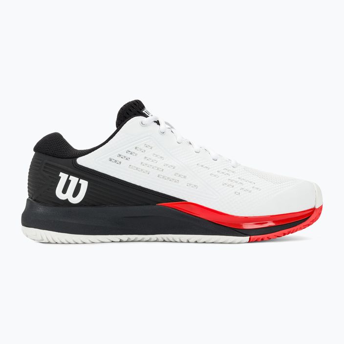 Ανδρικά παπούτσια τένις Wilson Rush Pro Ace λευκό/κόκκινο/κόκκινο παπαρούνας 2