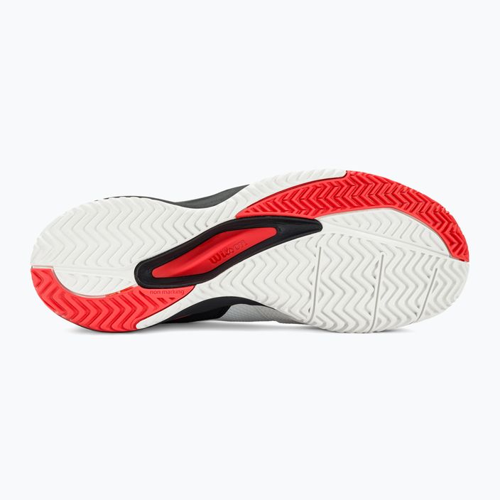 Ανδρικά παπούτσια τένις Wilson Rush Pro Ace λευκό/κόκκινο/κόκκινο παπαρούνας 5