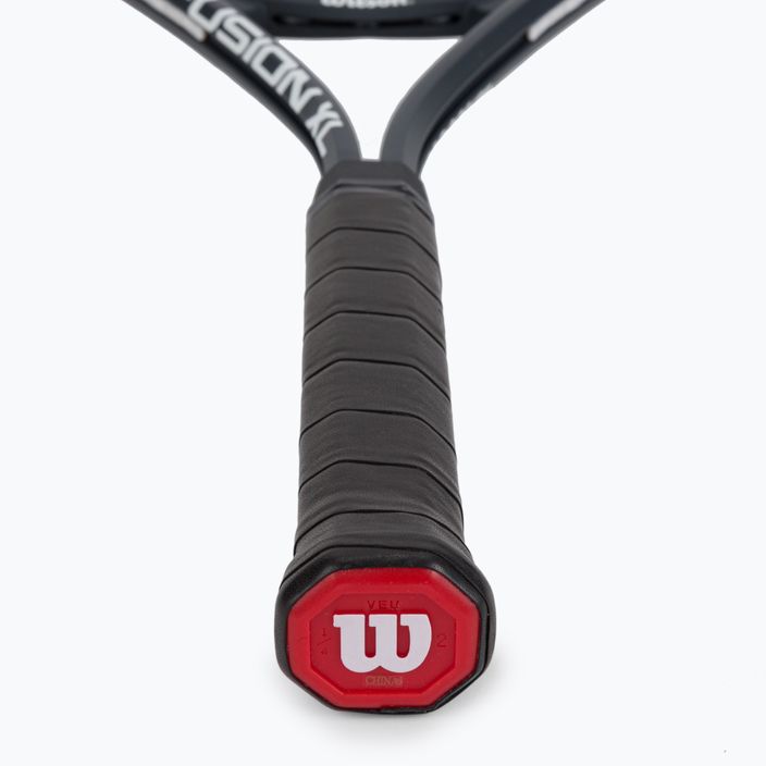 Wilson Fusion XL ρακέτα τένις μαύρο και άσπρο WR090810U 3