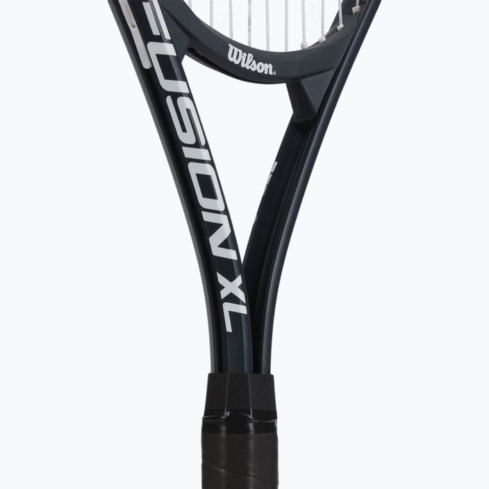Wilson Fusion XL ρακέτα τένις μαύρο και άσπρο WR090810U 5