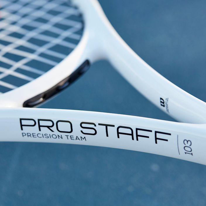 Wilson Pro Staff Precision Team 103 ρακέτα τένις κόκκινη και λευκή WR080510U 11