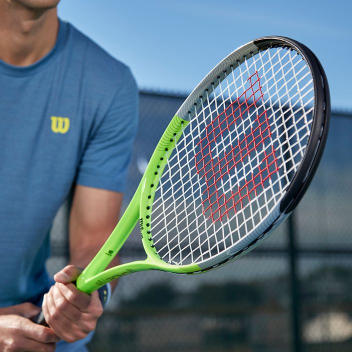 Wilson Blade Feel Rxt 105 ρακέτα τένις μαύρη-πράσινη WR086910U 9