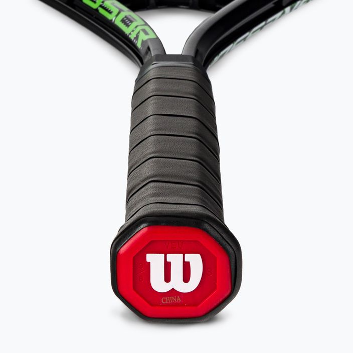 Wilson Aggressor 112 ρακέτα τένις μαύρη-πράσινη WR087510U 3