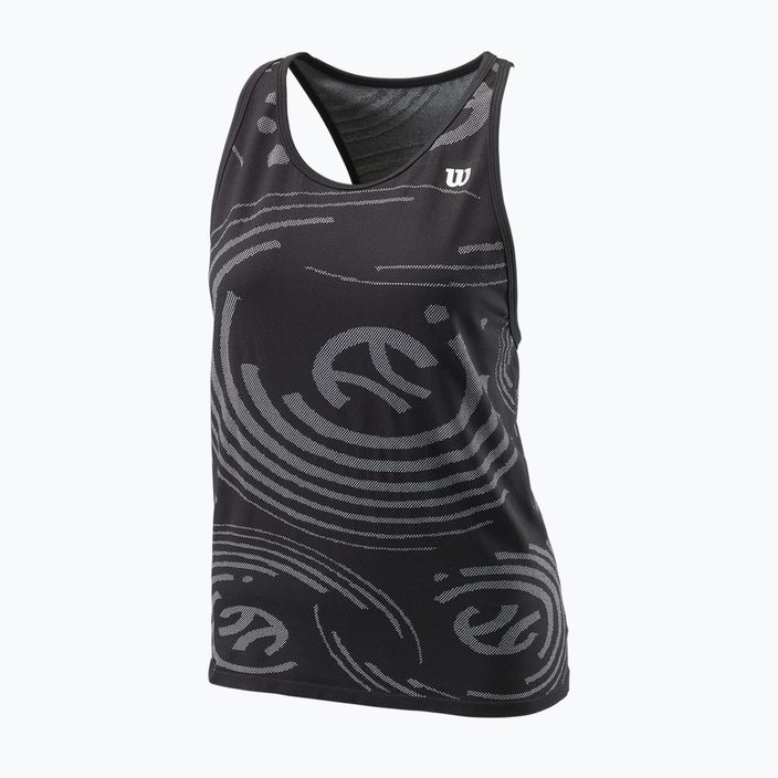 Γυναικείο μπλουζάκι τένις Wilson PWR SMLS Tank μαύρο WRA809701