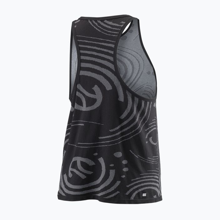 Γυναικείο μπλουζάκι τένις Wilson PWR SMLS Tank μαύρο WRA809701 2