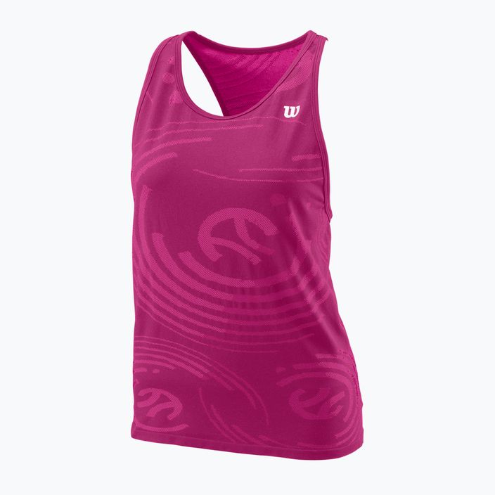 Γυναικείο μπλουζάκι τένις Wilson PWR SMLS Tank ροζ WRA809702