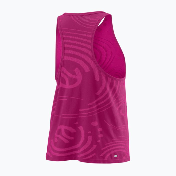 Γυναικείο μπλουζάκι τένις Wilson PWR SMLS Tank ροζ WRA809702 2