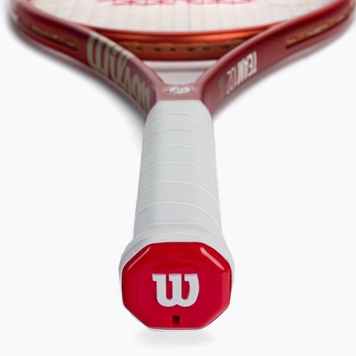 Wilson Roland Garros Team 102 ρακέτα τένις κόκκινο και λευκό WR085810U 3