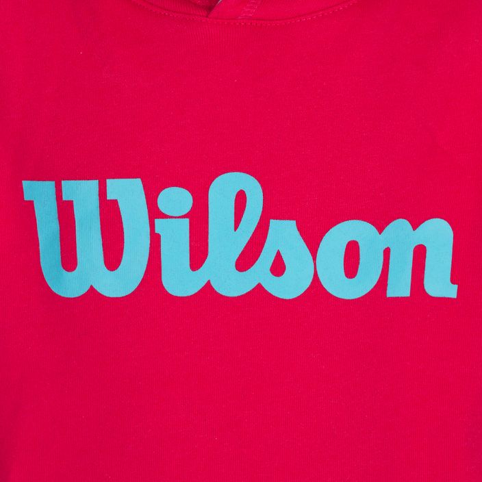 Παιδικό Wilson Tennis Script Cotton PO Hoody ροζ WRA769221 3
