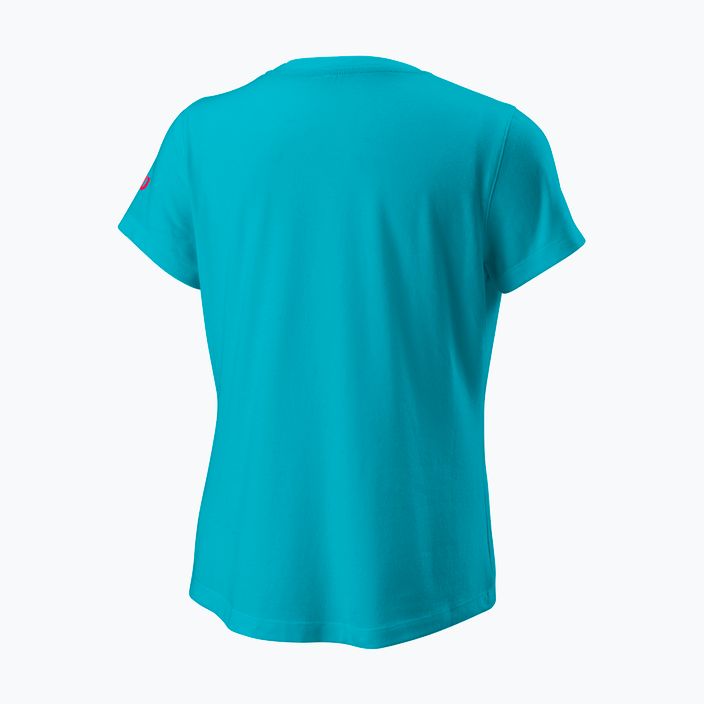 Παιδικό πουκάμισο τένις Wilson Emoti-Fun Tech Tee μπλε WRA807903 6