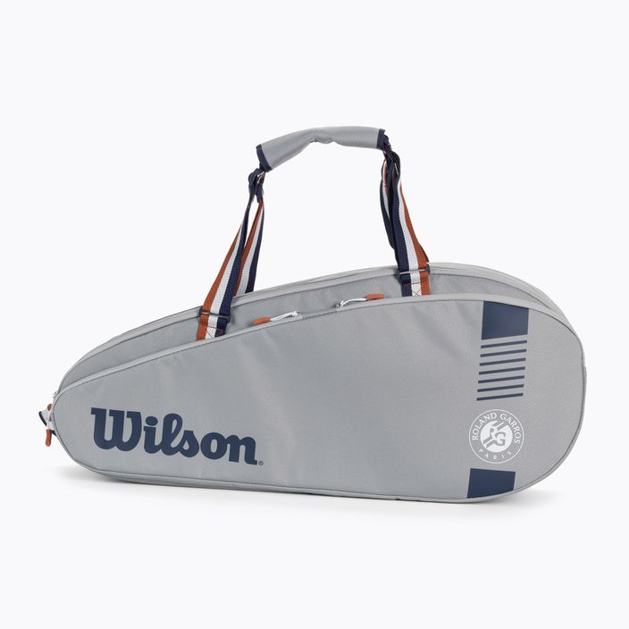 Wilson Team 6 Pack Rolland Garros τσάντα τένις γκρι WR8019101001 2